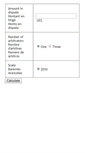 Mobile Screenshot of costcalculator.iccwbo.org
